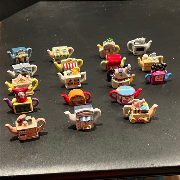 Assorted Miniature Teapot Collection - Picture 2 of 16